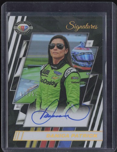 2023 Panini Donruss Racing Signatures Danica Patrick 67/75 Auto Autograph