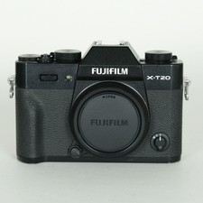 FUJIFILM X-T20 Black Mirrorless Digital Camera Body 24.3MP APS-C