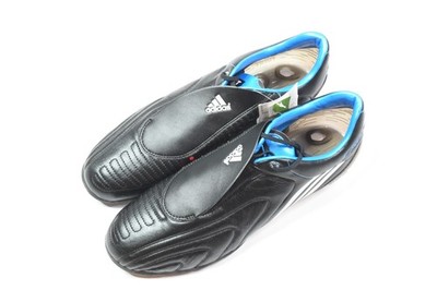 Adidas F50 i TUNiT Soccer Cleats Mens 13 Black Leather Lace-Up