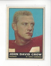 1961 Topps #116 John David Crow Cardinals - EX-MT