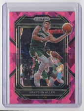 2022-23 Panini Prizm Pink Cracked Ice Prizm Grayson Allen Milwaukee Bucks #98