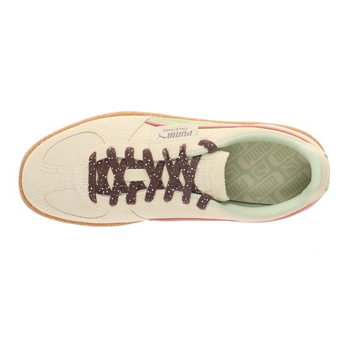 Zapatillas informales Puma Palermo Cannoli con cordones beige para mujer 40077801 - Imagen 4 de 6