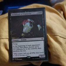 1x MTG Magic The Gathering TCG - Archfiend of Depravity Duel Deck