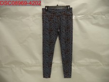 Wild Fable Women's Dark Brown Floral High-Waisted Classic Leggings, Size M