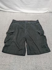 Polo Ralph Lauren Cargo Shorts 40 Fits 38 Long Black Skater Grunge Y2K Retro
