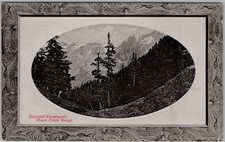 Monte Cristo Range Washington Postcard Blaine WA Postmark PNC Glosso H84