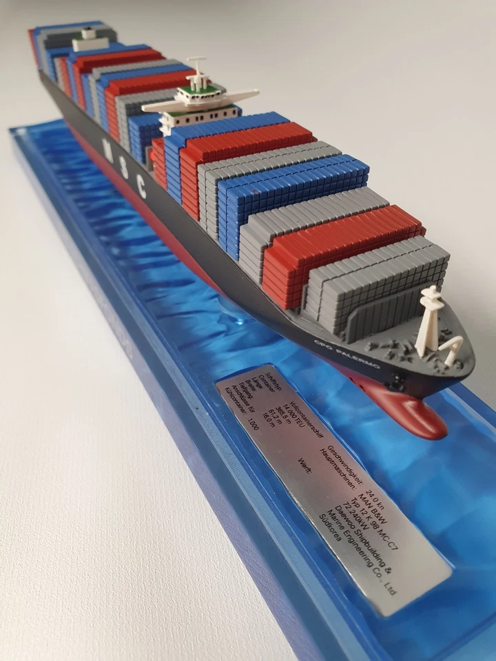 Schiffsmodell Containerschiff MSC Danit CPO Palermo CFB Schiffsfonds - Bild 3 von 4