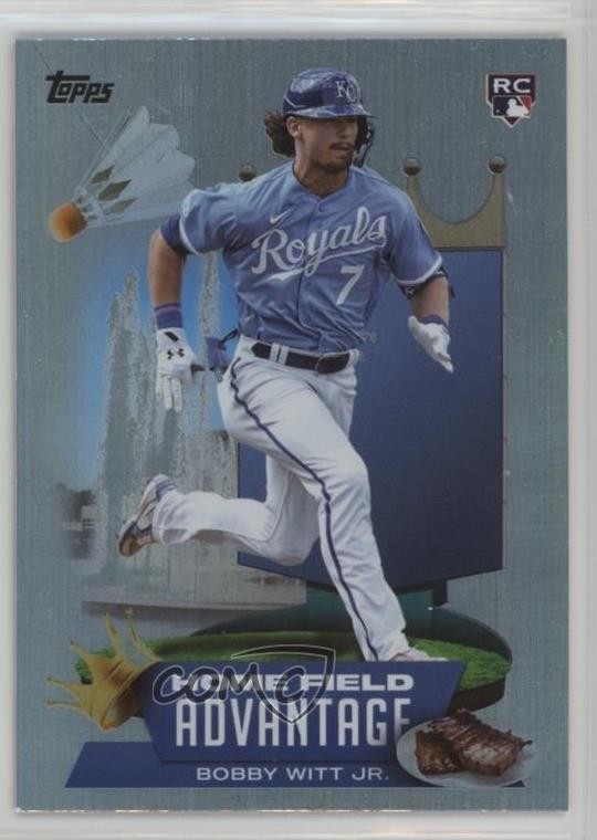 2022 Topps Update Home Field Advantage Bobby Witt Jr #HA-21 Rookie RC 2yl