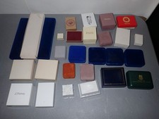 Vintage Ring and Jewlery Case and Box Lot