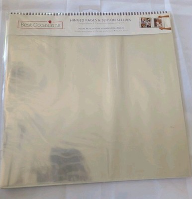 Best Occasions Hinged Pages & Slip On Sleeves--NIP