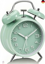 Analoger Wecker, Kinderwecker ohne Ticken, extra laut für schwere Schläfer, b