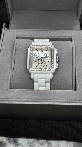 Michele Watch Women’s Deco White Ceramic #R144 ref MWW06F000002