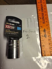 Pro-Grade 14206 13/16" Socket 12 Point, 1/2" Drive - NOS