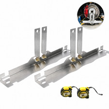 Automotive Wheel Alignment Tool 2pc Toe Plates 304 Stainless Steel Measuring Kit