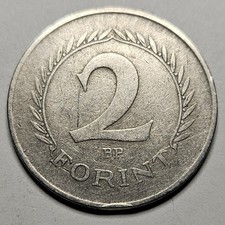 1950 Hungary 2 Two Forint - Copper Nickel Coin - Hungarian - World Coin