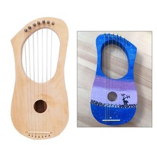 Lyre Harp 7 String DIY Kit Ancient Style für Kinder und Erwachsene