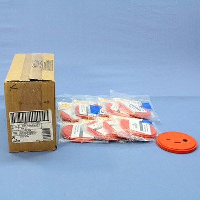 10 Leviton Cat6 47615-CST Orange Quickport Cat5e S-Video Termination Coasters