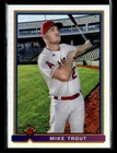 2021 Bowman #91B-MT Mike Trout 1991 Bowman Baseball Card Los Angeles Angels