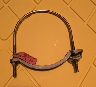 Ilsco GPL3906 6'' U-Bolt Permaground Copper Waterpipe Ground Clamp 4-4/0