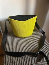 Borsa donna O bag ottime condizioni giallo fluo 30x21x14 extra leggera