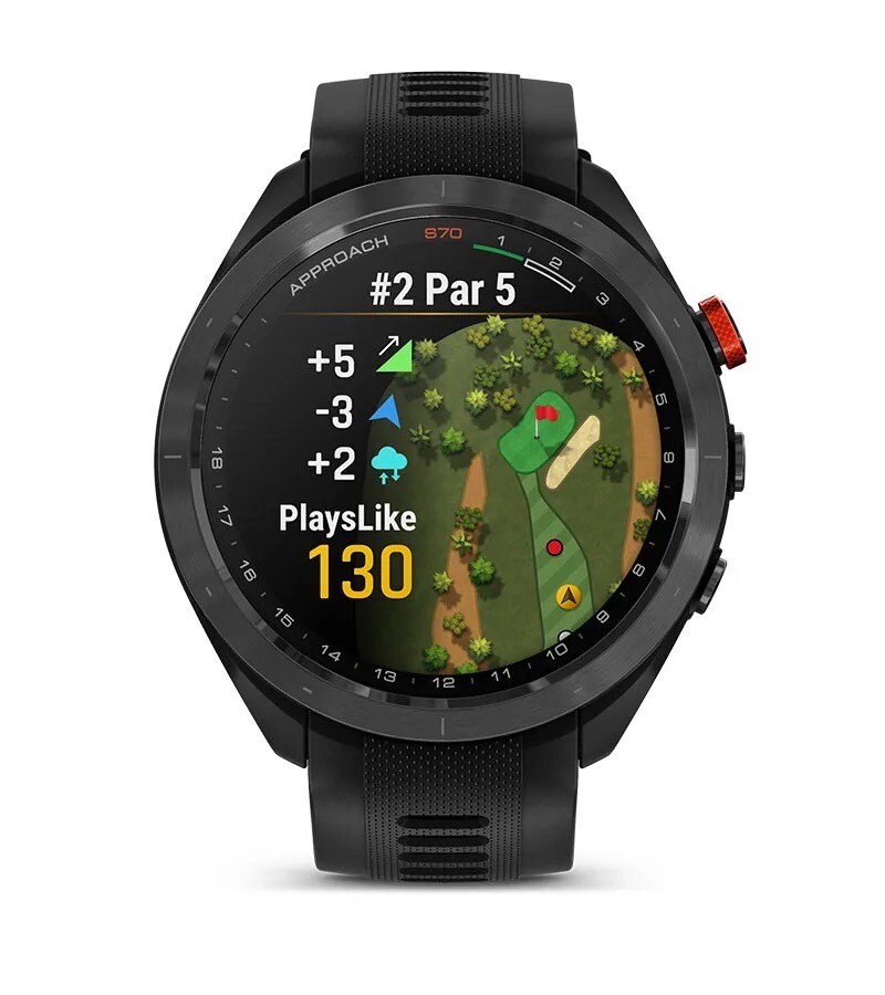 GARMIN Approach S70 47mm Premium Golf GPS Watch with 43,000+ Preloaded Courses 2023 Model-image