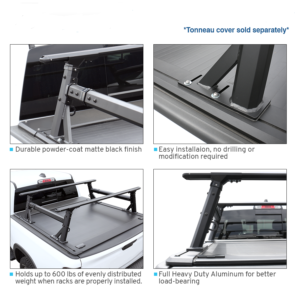 Fit Chevy Colorado Bed Ladder Rack Height Adjustable Heavy Duty Utility ...
