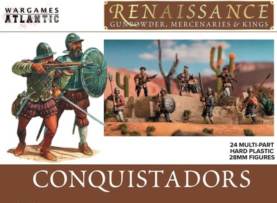 Renaissance: Conquistadors (24 Multi-Part Hard Plastic 28mm Figures)