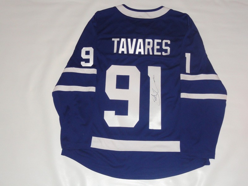 JOHN TAVARES SIGNED TORONTO MAPLE LEAFS FANATICS BREAKAWAY JERSEY PROOF JSA COA