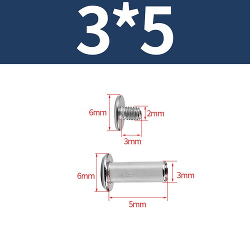 Furniture Connector Bolts & Cap Nuts Stainless Steel Phillips Screws M3 M4 M5 M6 - Picture 7 of 96