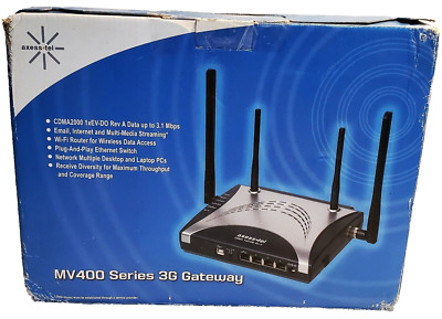 Sax2v Router Axess-Tel Gateway 3G MV400 Router CDMA 1xEV-DO Rev A Print Server | eBay