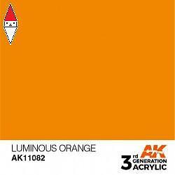 ACRILICO MODELLISMO AK INTERACTIVE LUMINOUS ORANGE 17ML