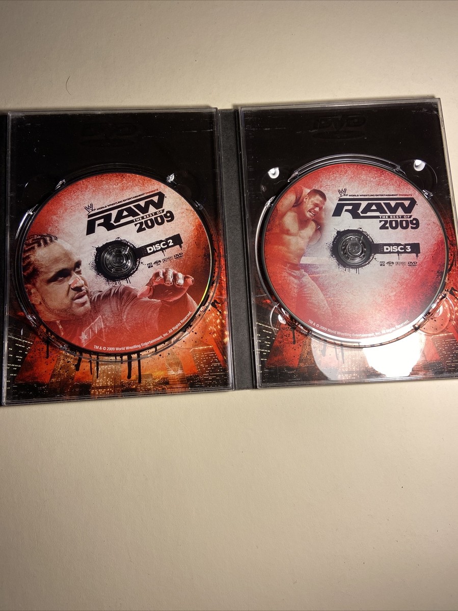 WWE: Raw - The Best of 2009 (DVD, 2010, 3-Disc Set