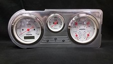 1948 1949 1950 Ford Truck 3 Gauge Cluster Metric