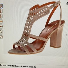 Via Spiga Womens Fala heeled nude sandal size 7