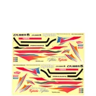 Decal Sheet Caliber 6 Helicopter Sticker Replacement Part Kyosho CA-5149