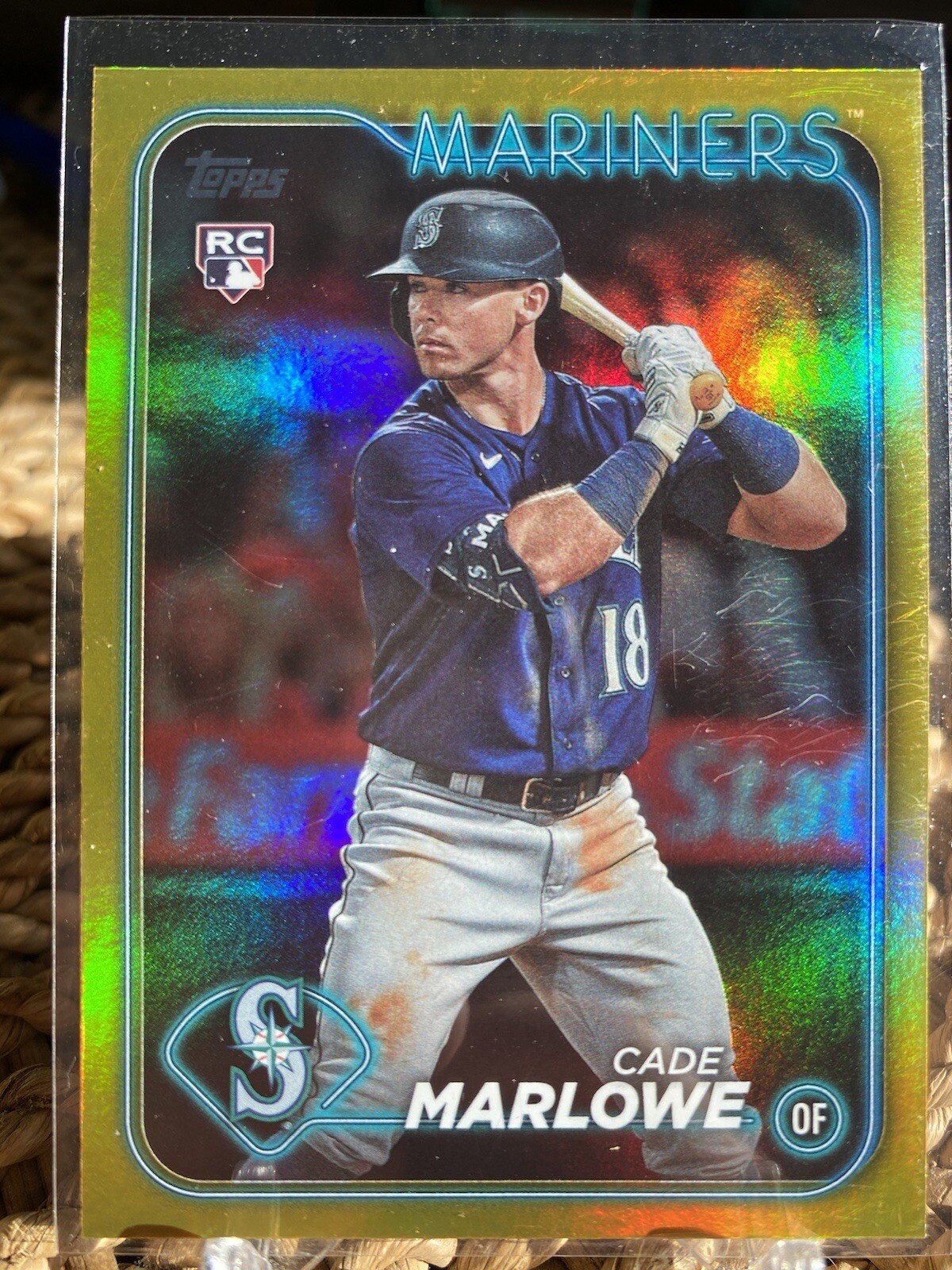 2024 Topps Series 1 - Gold Foil #286 Cade Marlowe (RC)