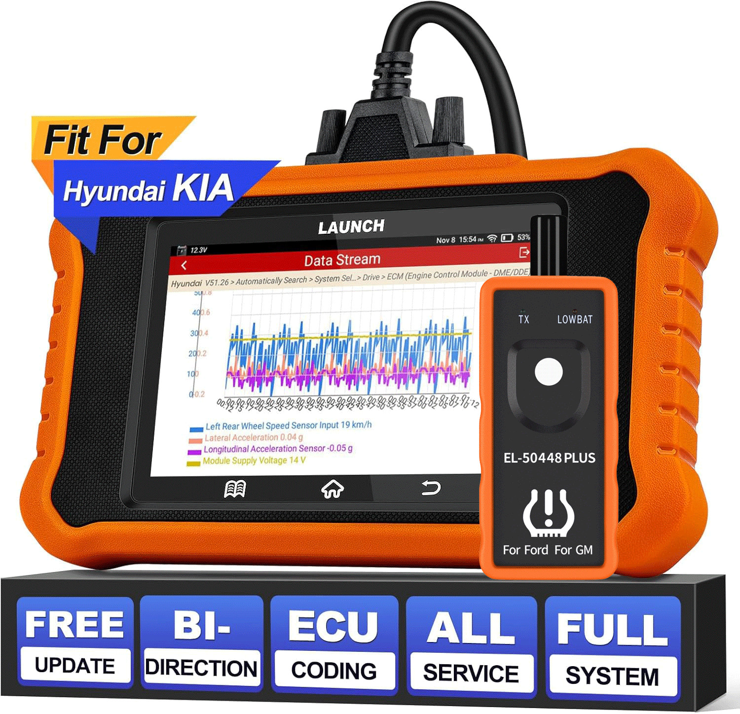 2026 LAUNCH X431 Elite 2.0 for Kia & Hyundai Full System OBD2 Diagnostic Scanner