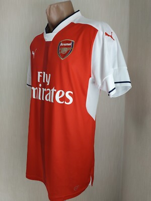 Arsenal London football jersey home shirt 2016/2017 size XL | eBay