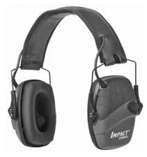 Howard Leight Impact Sport Electronic Earmuff Deluxe Headband Black