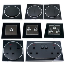Light Switches & sockets Screwless Face Classic 10A Two way Toggle /13 Amp