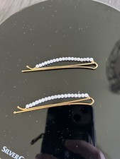 vintage Faux pearl bobby Hair pins