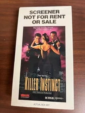   Killer Instinct - VHS - 1992 - FACTORY SEALED SCREENER