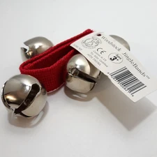 Woodstock JingleBand Ages 3+ Music Large 1" Bells Christmas Red Vintage 2002