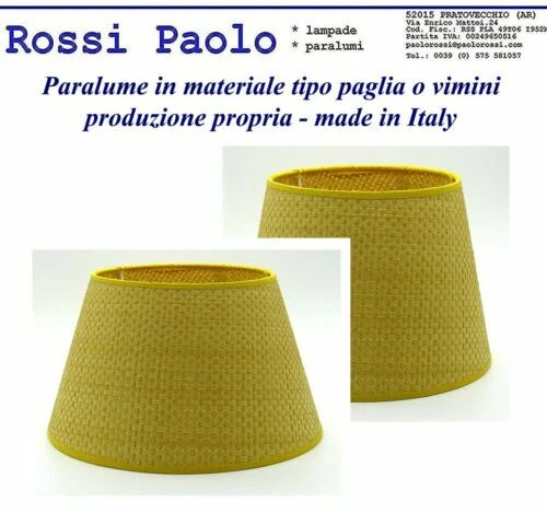 Paralumi in vimini per l'illuminazione da interno