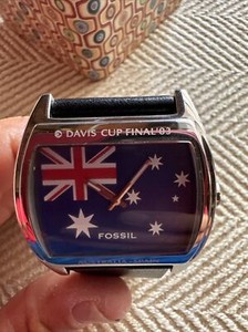Australia 2003 Davis Cup Watch Collection Fossil Limited Edition New
