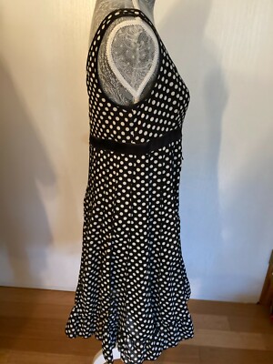 Robe asymétrique - Noir/pois - FEMME | H&M BE