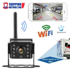 For iOS Android Wireless Car Truck WiFi RV Trailer Rear View Backup Camera 720P