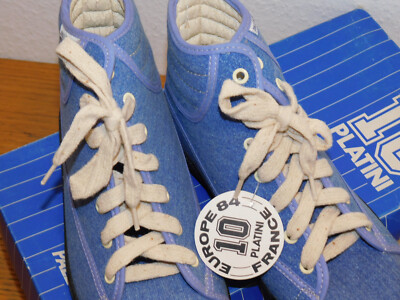 Baskets Vintage Michel Platini Palladium Mi-temps - Taille 35 - Style Football Années 80