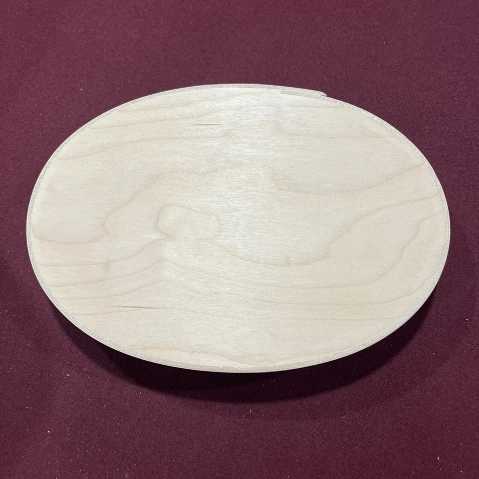 Unfinsihed Tole Painting Oval Box - Image 4 of 4