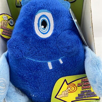 Annoying Monster Animated Plush Bothersome Boris Talks Burps